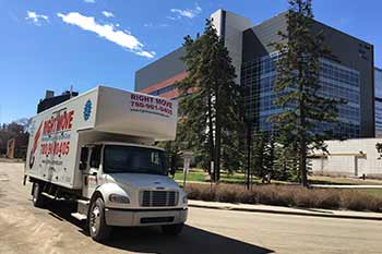 Another beautiful moving day at the University of Alberta.